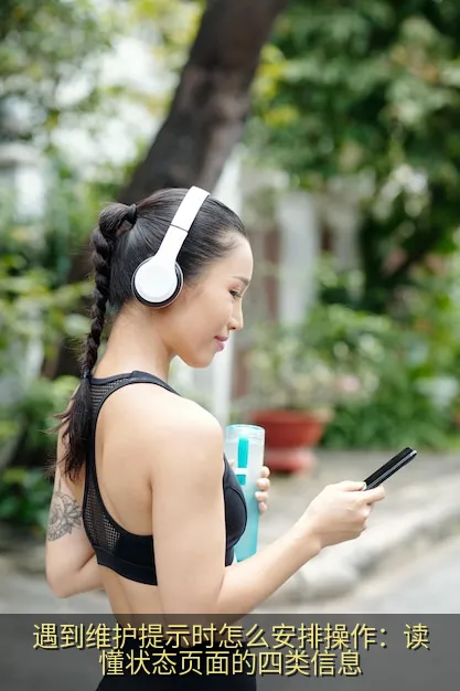 遇到维护提示时怎么安排操作：读懂状态页面的四类信息